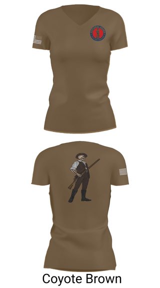 Womens Short Sleeve Vneck Shirt, , National Guard, Teamtime, Team time, sublimation, custom sports apparel, team uniforms, spirit wear, spiritwear, sports uniforms, custom shirts, team store, custom team store, fundraiser sports, apparel fundraiser