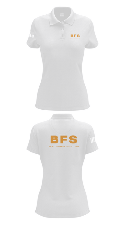 Best fitness solutions 75836808 Women's Short Sleeve Performance Polo  - 17