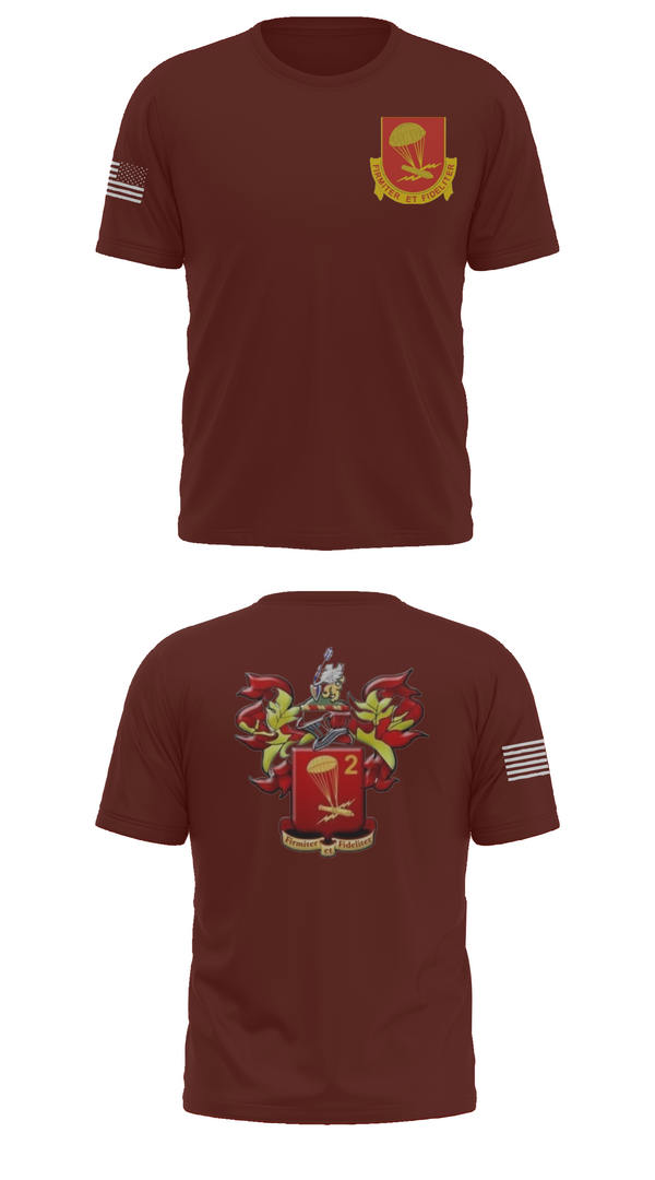 Old School Cotton Feel Shirt, 2-377 PFAR, Army, Teamtime, Team time, sublimation, custom sports apparel, team uniforms, spirit wear, spiritwear, sports uniforms, custom shirts, team store, custom team store, fundraiser sports, apparel fundraiser