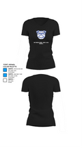 Bate Middle School (John W. Bate) Baseball 45359159 Women's Short Sleeve V-neck Shirt - 37