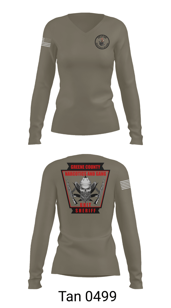 Womens Long Sleeve Vneck Shirt, SNAG, , Teamtime, Team time, sublimation, custom sports apparel, team uniforms, spirit wear, spiritwear, sports uniforms, custom shirts, team store, custom team store, fundraiser sports, apparel fundraiser