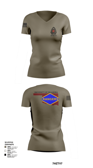 Womens Short Sleeve Vneck Shirt, , Army, Teamtime, Team time, sublimation, custom sports apparel, team uniforms, spirit wear, spiritwear, sports uniforms, custom shirts, team store, custom team store, fundraiser sports, apparel fundraiser