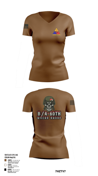 Womens Short Sleeve Vneck Shirt, B/4-60TH ADAR, Army, Teamtime, Team time, sublimation, custom sports apparel, team uniforms, spirit wear, spiritwear, sports uniforms, custom shirts, team store, custom team store, fundraiser sports, apparel fundraiser