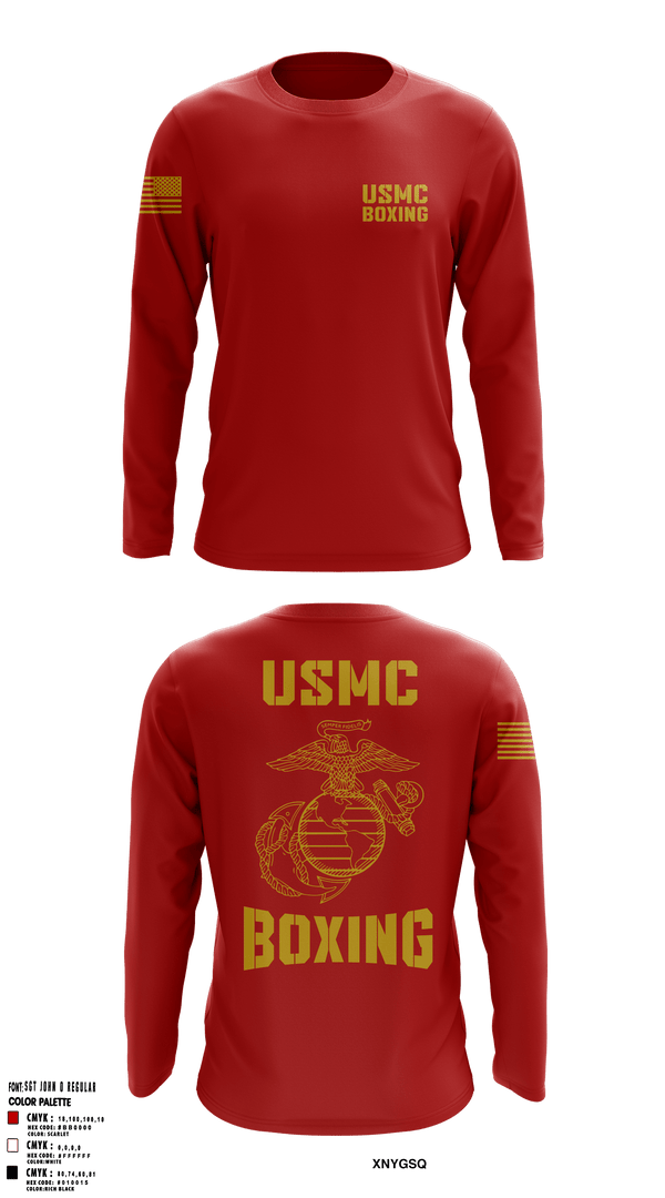 Long Sleeve Performance Shirt, Marine corps boxing, Marines, Teamtime, Team time, sublimation, custom sports apparel, team uniforms, spirit wear, spiritwear, sports uniforms, custom shirts, team store, custom team store, fundraiser sports, apparel fundraiser