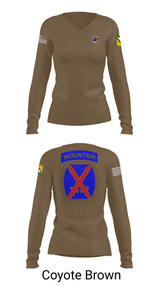 Womens Long Sleeve Vneck Shirt, 1-155th, , Teamtime, Team time, sublimation, custom sports apparel, team uniforms, spirit wear, spiritwear, sports uniforms, custom shirts, team store, custom team store, fundraiser sports, apparel fundraiser