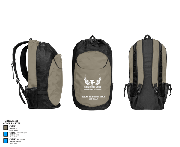 Gear Bag, Tuslaw High School Track and Field, Track & Field, Teamtime, Team time, sublimation, custom sports apparel, team uniforms, spirit wear, spiritwear, sports uniforms, custom shirts, team store, custom team store, fundraiser sports, apparel fundraiser