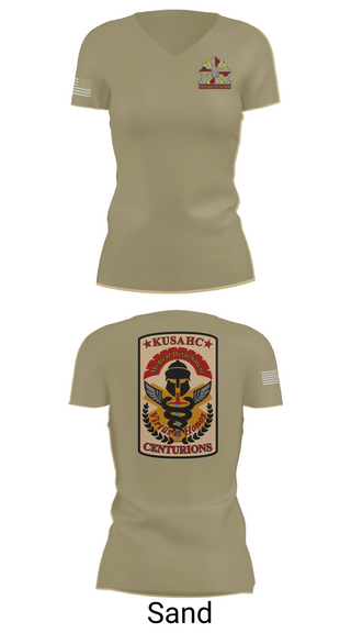 Womens Short Sleeve Vneck Shirt, Kirk U.S. Army Health Clinic, , Teamtime, Team time, sublimation, custom sports apparel, team uniforms, spirit wear, spiritwear, sports uniforms, custom shirts, team store, custom team store, fundraiser sports, apparel fundraiser
