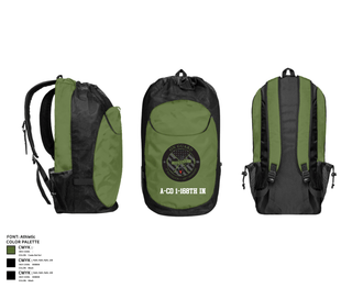Gear Bag, A-CO 1-168TH IN, , Teamtime, Team time, sublimation, custom sports apparel, team uniforms, spirit wear, spiritwear, sports uniforms, custom shirts, team store, custom team store, fundraiser sports, apparel fundraiser