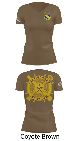 Womens Short Sleeve Vneck Shirt, 2nd BN (LS) 349th RGT, , Teamtime, Team time, sublimation, custom sports apparel, team uniforms, spirit wear, spiritwear, sports uniforms, custom shirts, team store, custom team store, fundraiser sports, apparel fundraiser