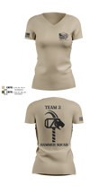 900th QUARTERMASTER 12047177 Women's Short Sleeve V-neck Shirt - 11