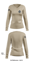 441st Engineer Company 54564095 Women's Long Sleeve V-neck Shirt - 103