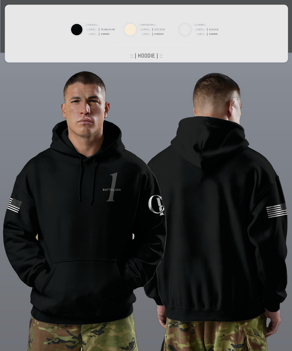 Hoodie, Battalion 1, , Teamtime, Team time, sublimation, custom sports apparel, team uniforms, spirit wear, spiritwear, sports uniforms, custom shirts, team store, custom team store, fundraiser sports, apparel fundraiser