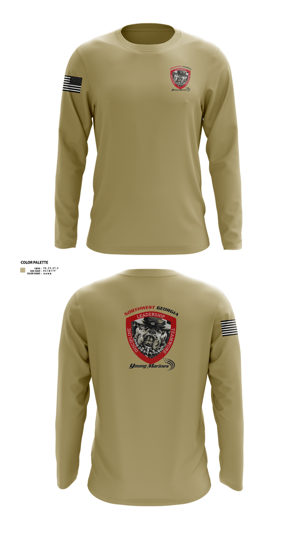 Long Sleeve Performance Shirt, Northwest Georgia Young Marines, , Teamtime, Team time, sublimation, custom sports apparel, team uniforms, spirit wear, spiritwear, sports uniforms, custom shirts, team store, custom team store, fundraiser sports, apparel fundraiser