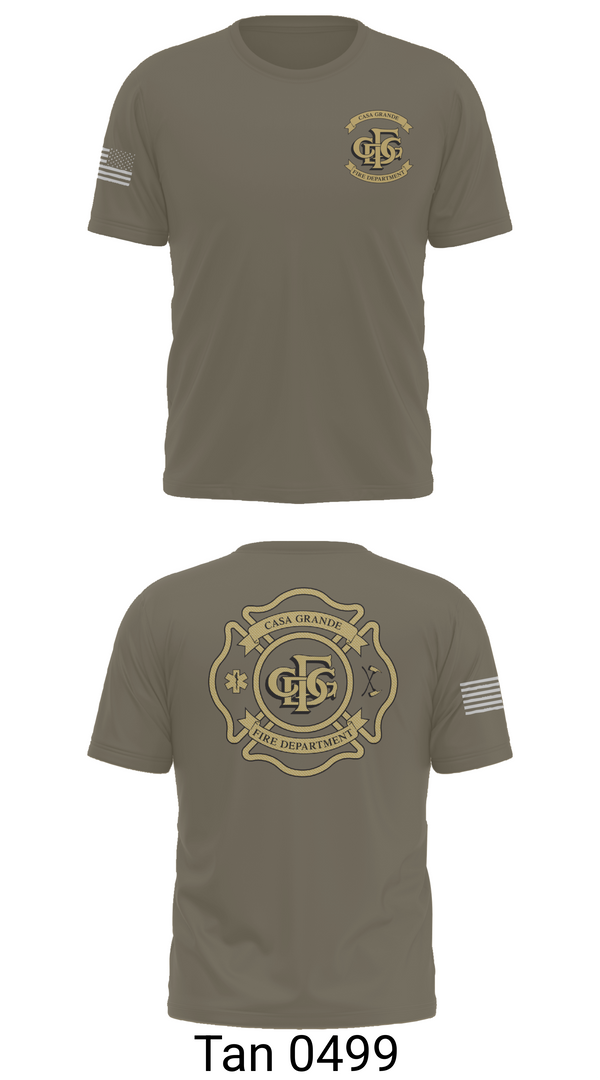 Old School Cotton Feel Shirt, Casa Grande Fire Department, , Teamtime, Team time, sublimation, custom sports apparel, team uniforms, spirit wear, spiritwear, sports uniforms, custom shirts, team store, custom team store, fundraiser sports, apparel fundraiser