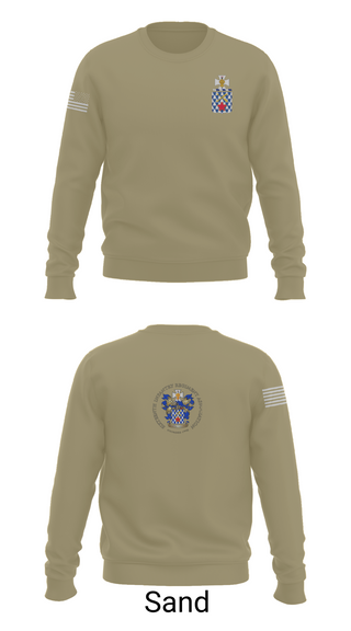 Crew Neck Sweatshirt, 1st Battalion, 16th Infantry Regiment, , Teamtime, Team time, sublimation, custom sports apparel, team uniforms, spirit wear, spiritwear, sports uniforms, custom shirts, team store, custom team store, fundraiser sports, apparel fundraiser
