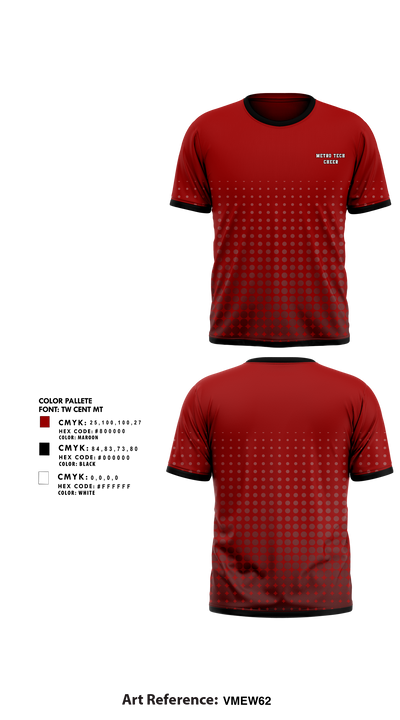 Metro Tech Cheer 28099552 Short Sleeve Performance Shirt - 1