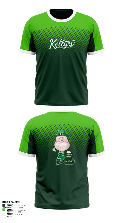 Kelly’s Irish Pub 62324000 Short Sleeve Performance Shirt - 1
