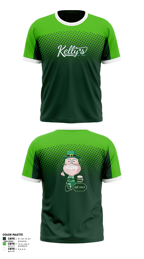 Short Sleeve Performance Shirt, Kelly’s Irish Pub, , Teamtime, Team time, sublimation, custom sports apparel, team uniforms, spirit wear, spiritwear, sports uniforms, custom shirts, team store, custom team store, fundraiser sports, apparel fundraiser