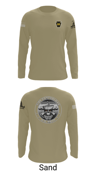 Long Sleeve Performance Shirt, Fire Controlman, Navy, Teamtime, Team time, sublimation, custom sports apparel, team uniforms, spirit wear, spiritwear, sports uniforms, custom shirts, team store, custom team store, fundraiser sports, apparel fundraiser
