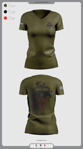 The Basic School 87555520 Women's Short Sleeve V-neck Shirt - 1