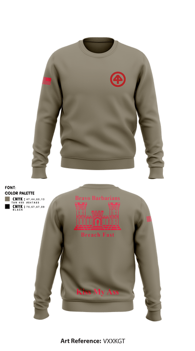 B 104th 60756364 Crew Neck Sweatshirt - 11