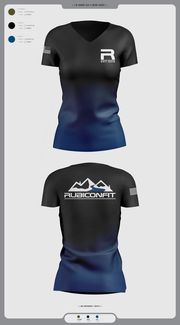 Womens Short Sleeve Vneck Shirt, RubiconFit, , Teamtime, Team time, sublimation, custom sports apparel, team uniforms, spirit wear, spiritwear, sports uniforms, custom shirts, team store, custom team store, fundraiser sports, apparel fundraiser