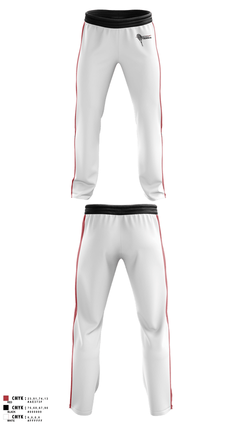 Sweatpants, Hauser High School Tennis, Tennis, Teamtime, Team time, sublimation, custom sports apparel, team uniforms, spirit wear, spiritwear, sports uniforms, custom shirts, team store, custom team store, fundraiser sports, apparel fundraiser
