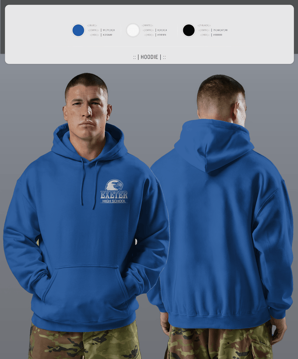 Hoodie, Exeter Township Senior High School Field Hockey, Field Hockey, Teamtime, Team time, sublimation, custom sports apparel, team uniforms, spirit wear, spiritwear, sports uniforms, custom shirts, team store, custom team store, fundraiser sports, apparel fundraiser