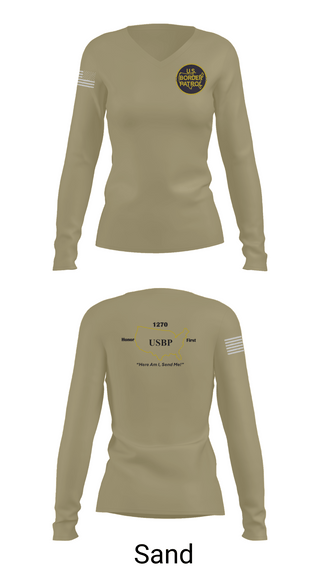Womens Long Sleeve Vneck Shirt, 1270A, , Teamtime, Team time, sublimation, custom sports apparel, team uniforms, spirit wear, spiritwear, sports uniforms, custom shirts, team store, custom team store, fundraiser sports, apparel fundraiser