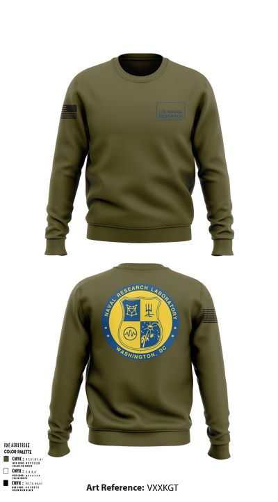 Naval Research Lab 68705363 Crew Neck Sweatshirt - 104