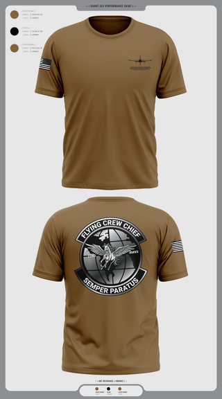 Short Sleeve Performance Shirt, FLYING CREW CHIEFS, , Teamtime, Team time, sublimation, custom sports apparel, team uniforms, spirit wear, spiritwear, sports uniforms, custom shirts, team store, custom team store, fundraiser sports, apparel fundraiser