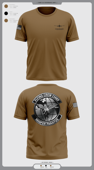FLYING CREW CHIEFS 75683716 Short Sleeve Performance Shirt - 1