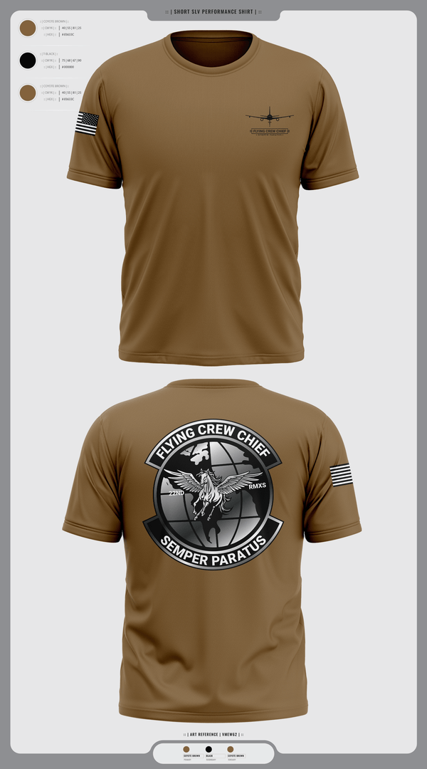 Short Sleeve Performance Shirt, FLYING CREW CHIEFS, , Teamtime, Team time, sublimation, custom sports apparel, team uniforms, spirit wear, spiritwear, sports uniforms, custom shirts, team store, custom team store, fundraiser sports, apparel fundraiser