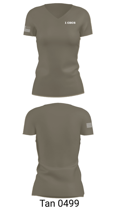 1 CBCS 1953830 Women's Short Sleeve V-neck Shirt - 68