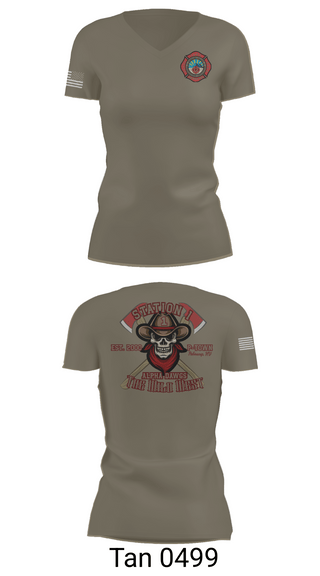 Womens Short Sleeve Vneck Shirt, PVFR, , Teamtime, Team time, sublimation, custom sports apparel, team uniforms, spirit wear, spiritwear, sports uniforms, custom shirts, team store, custom team store, fundraiser sports, apparel fundraiser