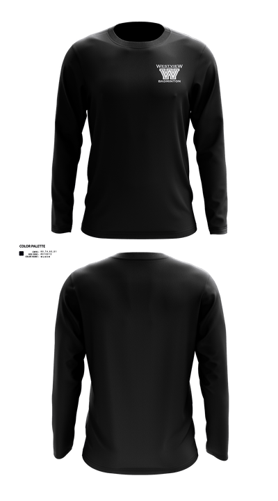Westview Badminton 28990592 Long Sleeve Performance Shirt 1