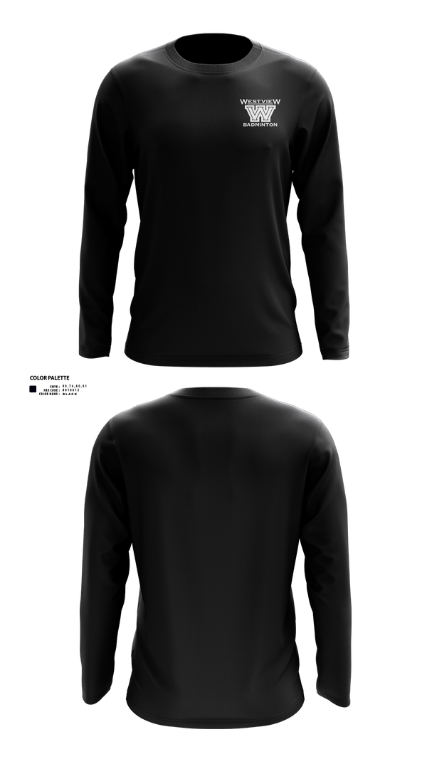 Long Sleeve Performance Shirt, Westview Badminton, Spirit Store, Teamtime, Team time, sublimation, custom sports apparel, team uniforms, spirit wear, spiritwear, sports uniforms, custom shirts, team store, custom team store, fundraiser sports, apparel fundraiser