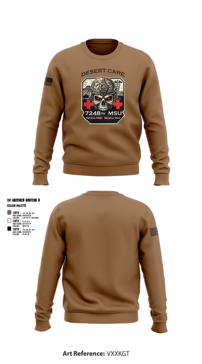 7248th MSU 46326477 Crew Neck Sweatshirt - 1