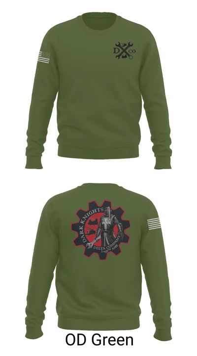 D Co. 2-158th AHB 37941019 Crew Neck Sweatshirt - 45