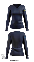 Monterey  Park 19917874 Women's Long Sleeve V-neck Shirt - 105