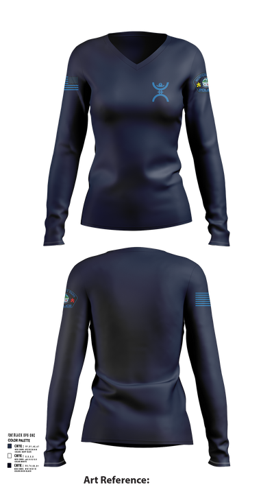 Monterey  Park 19917874 Women's Long Sleeve V-neck Shirt - 105