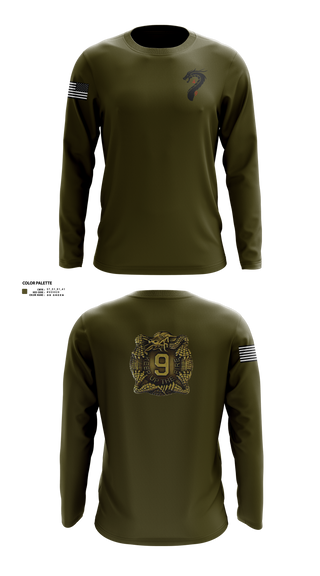 Long Sleeve Performance Shirt, 4-9 Infantry 4/2SBCT, , Teamtime, Team time, sublimation, custom sports apparel, team uniforms, spirit wear, spiritwear, sports uniforms, custom shirts, team store, custom team store, fundraiser sports, apparel fundraiser