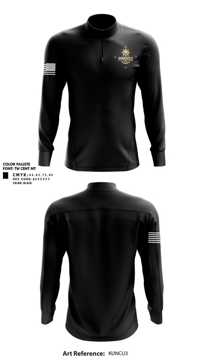 Pinnacle Martial Arts 28485454 Quarter Zip Jacket - 4