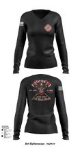 PVFR 80552354 Women's Long Sleeve V-neck Shirt - 101