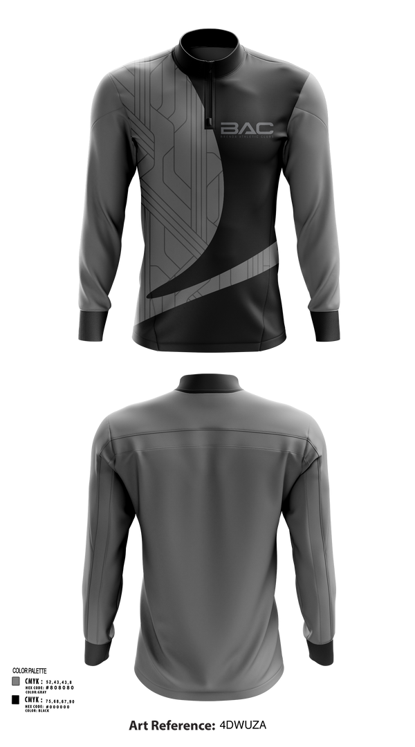 Quarter Zip Jacket, Brenda Athletic Clubs, Tennis, Teamtime, Team time, sublimation, custom sports apparel, team uniforms, spirit wear, spiritwear, sports uniforms, custom shirts, team store, custom team store, fundraiser sports, apparel fundraiser