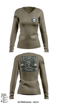 Cco/3-69/1ABCT/3ID 13520586 Women's Long Sleeve V-neck Shirt - 2