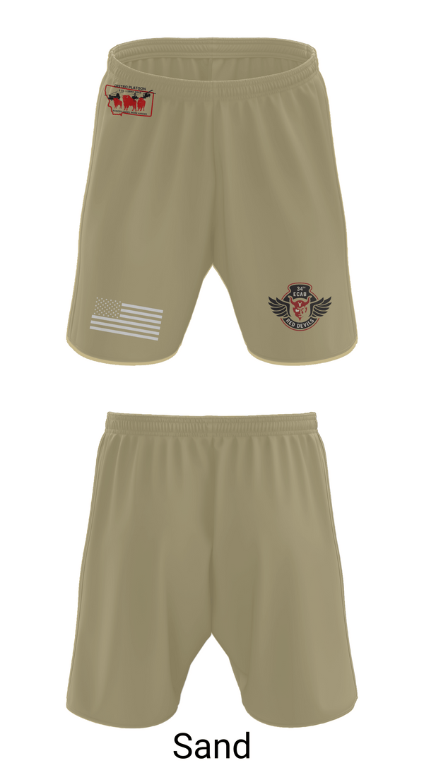 Athletic Shorts With Pockets, E co. 1-189th, , Teamtime, Team time, sublimation, custom sports apparel, team uniforms, spirit wear, spiritwear, sports uniforms, custom shirts, team store, custom team store, fundraiser sports, apparel fundraiser
