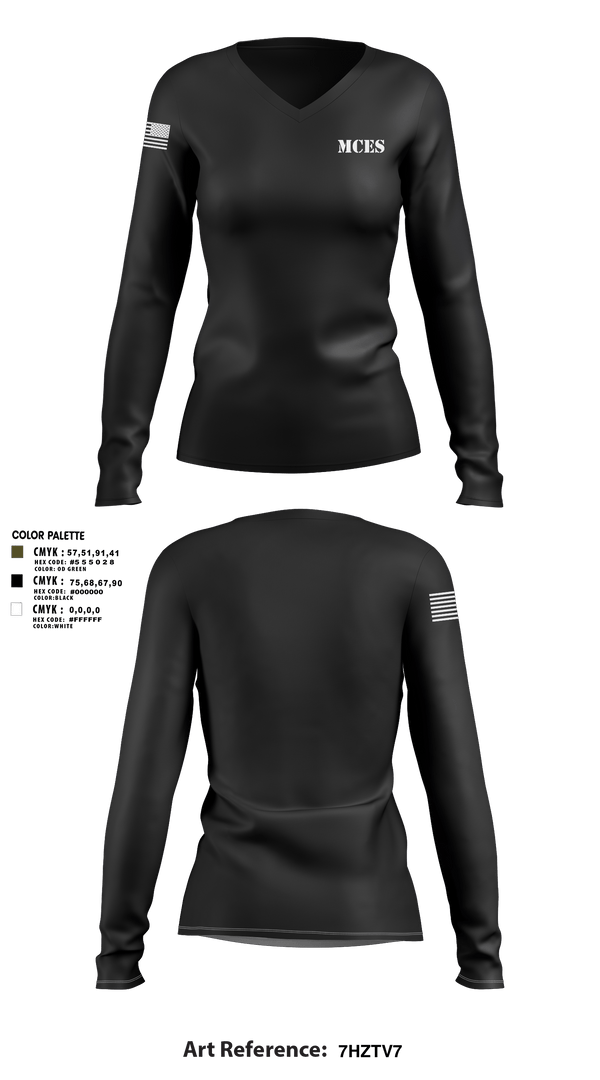 Womens Long Sleeve Vneck Shirt, MCES, , Teamtime, Team time, sublimation, custom sports apparel, team uniforms, spirit wear, spiritwear, sports uniforms, custom shirts, team store, custom team store, fundraiser sports, apparel fundraiser