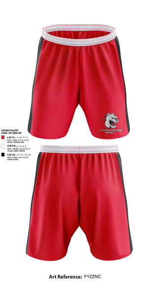 Athletic Shorts With Pockets, La Plata R-2 Bulldogs Softball, Softball, Teamtime, Team time, sublimation, custom sports apparel, team uniforms, spirit wear, spiritwear, sports uniforms, custom shirts, team store, custom team store, fundraiser sports, apparel fundraiser