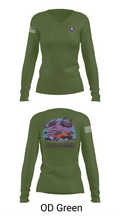 1-228 HHC Phantoms 17599849 Women's Long Sleeve V-neck Shirt - 57
